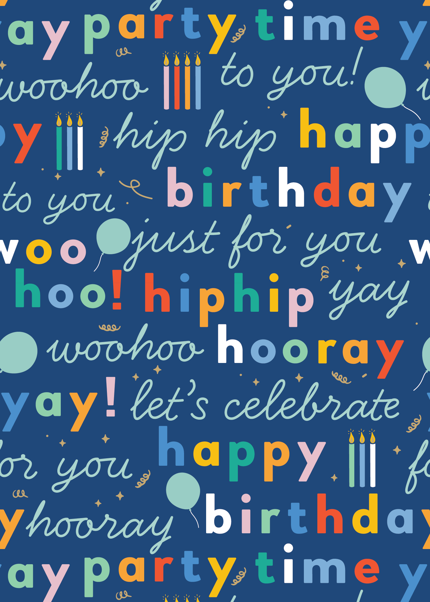 Greeting Card Hooray - Hip Hip